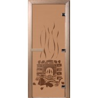 Дверь Doorwood Банька Бронза матовая