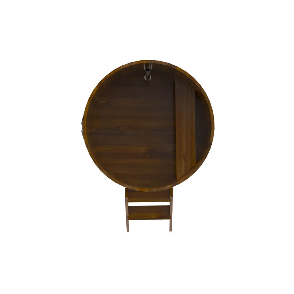 Купель круглая BentWood D=1,17 лиственница мореная рустик