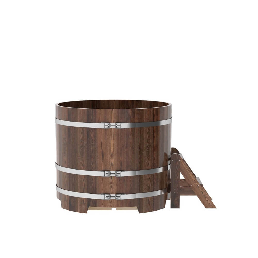 Купель круглая BentWood D=1,17 лиственница мореная премиум