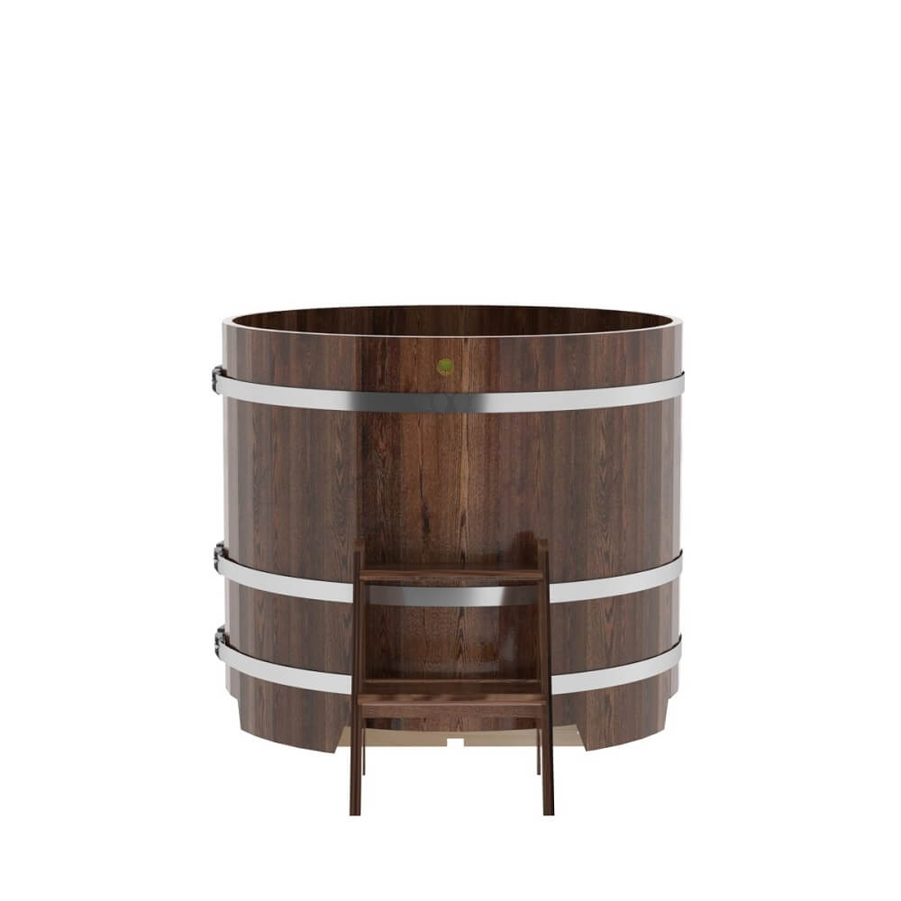 Купель круглая BentWood D=1,17 лиственница мореная премиум