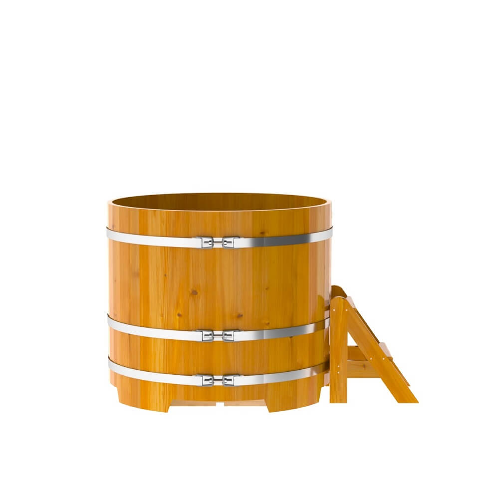 Купель круглая BentWood D=1,17 лиственница натуральная рустик