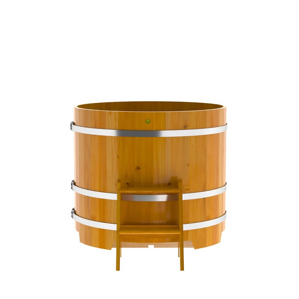 Купель круглая BentWood D=1,17 лиственница натуральная рустик
