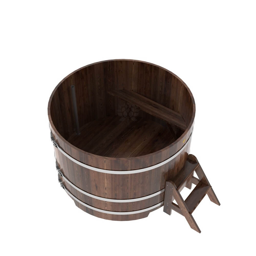 Купель круглая BentWood D=1,50 лиственница мореная премиум