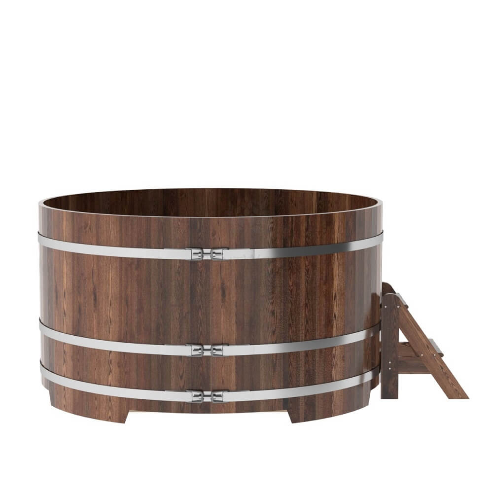 Купель круглая BentWood D=1,80 лиственница мореная премиум