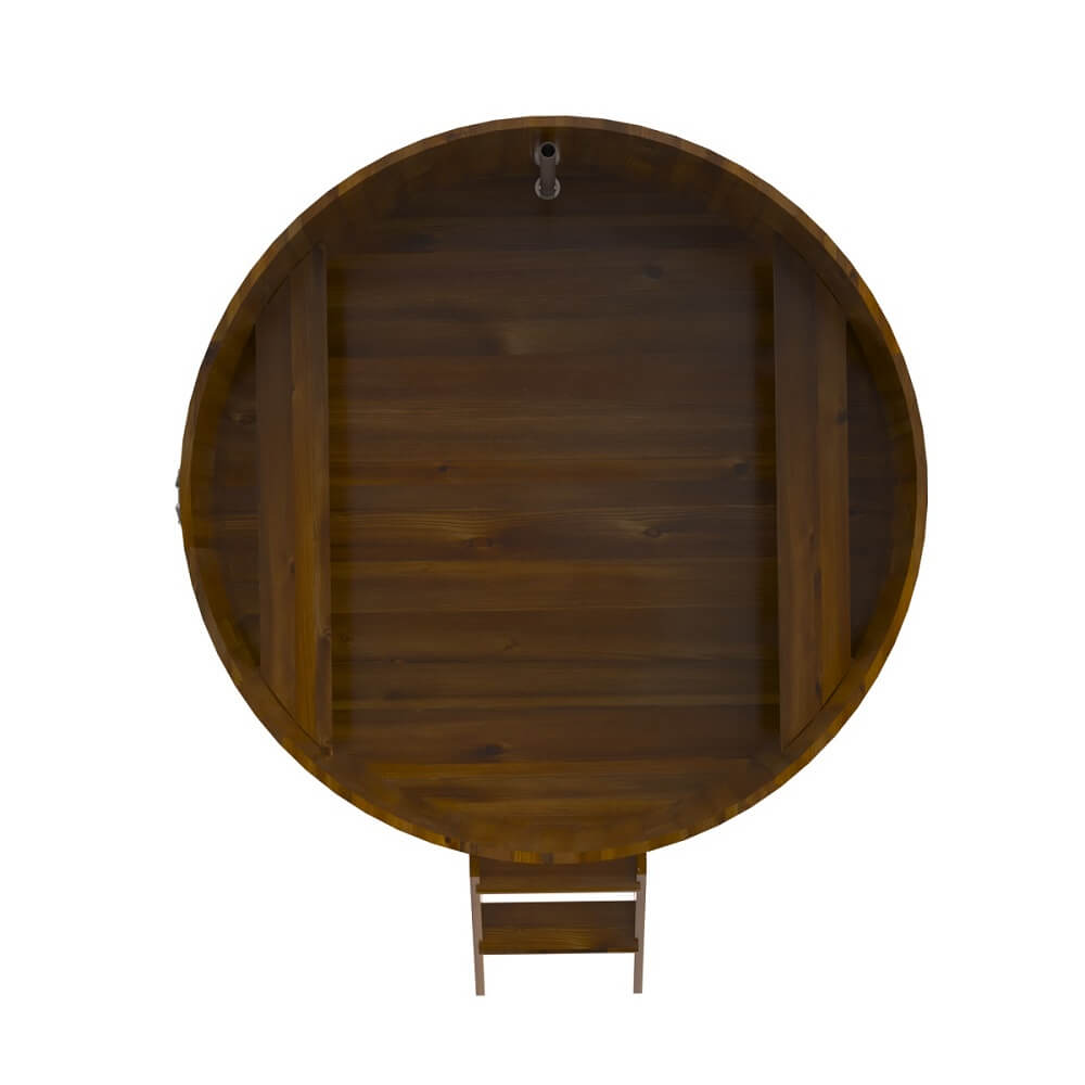 Купель круглая BentWood D=1,80 лиственница мореная рустик