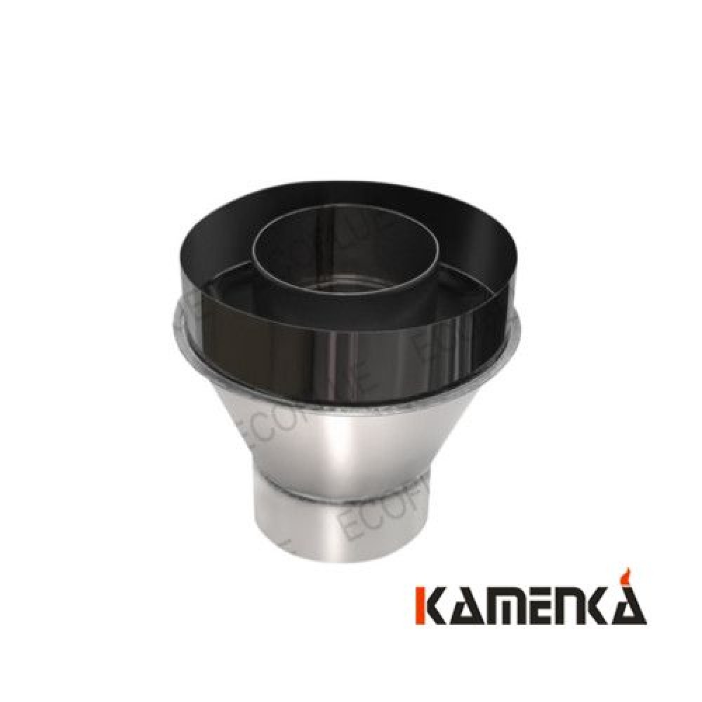 Старт-сэндвича EcoFlue 1мм нерж диаметр 200х120