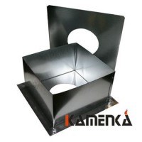 Потолочно-проходной узел EcoFlue диаметр 200 квадрат нерж+оцинк