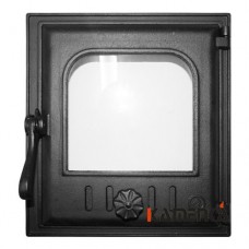 Дверца топочная стекло FireWay 240х280мм К402
